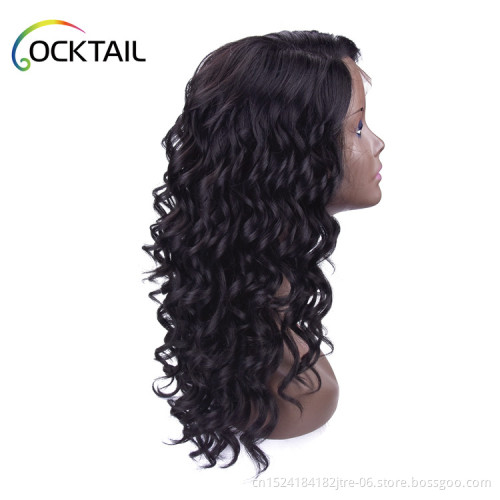C side part 18" T1b/burgundy ombre color curly synthetic lace front wig